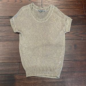 Vince gold metallic sweater